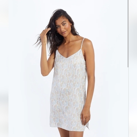 Summersalt The Cloud Nine Silky Cami Slip Dress - Picture 1 of 4